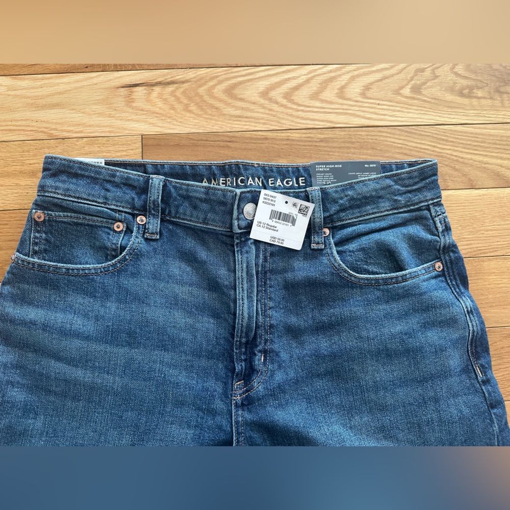 American Eagle Outfitters Dreamy Drape Baggy Wide Leg Jean - Picture 4 of 10